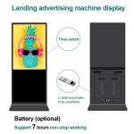 Indoor Floor Standing Digital Signage For Restaurant / Shopping Mall / Airport