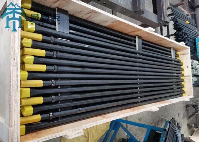 Dia41mm L80cm / L120cm Integral Steel Drill Rod Geological Drilling Use