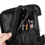 Ladies Polyester H26.5cm Cosmetic Travel Organizer Bag