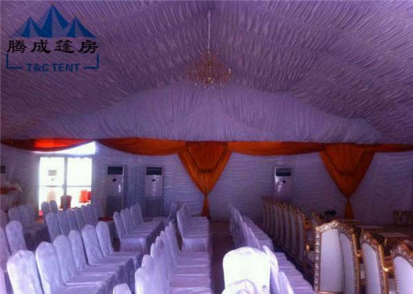 Quality Transparent PVC Cover Church Revival Tents With Simple Cassette Flooring for sale