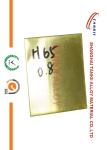Yellow Bright Pure Copper Sheet , Thickness 0.1 To 30mm Brass Sheet Stock