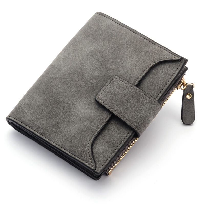 Minibook Genuine Leather Wallet Credit Card Holder Notecase Blocking Purse for Men Women