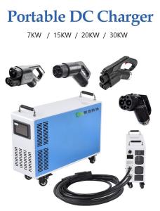 Wholesale 7KW 15KW 20KW 30KW Portable DC Electric Vehicle Charger Removable Electric Vehicle Charger from china suppliers