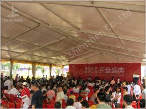 Wholesale Professional 300 Seaters White Clear Span Tents Flame Retardant 15X30M for Opening Ceremony from china suppliers