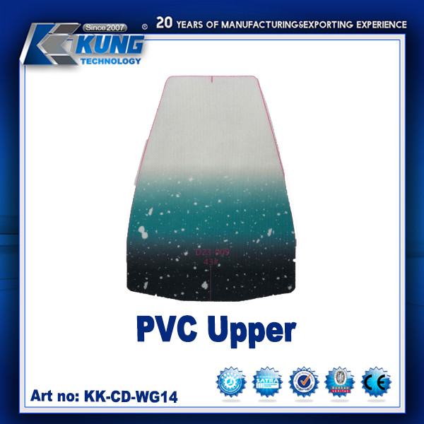 PVC upper/Oem Accept Tr Pvc Mesh Injection Sports Shoes Upper