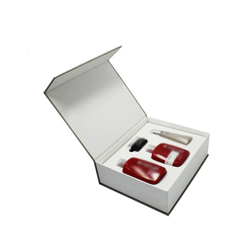 White C1S C2S Perfume Packaging Box Foam Insert Rigid Magnetic Gift Box