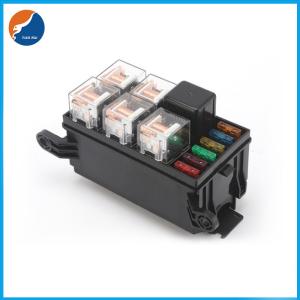 Wholesale Universal 12V Car Marine 6 Way Relay 6 Slot ATO ATC Blade Auto Fuse Holder Block from china suppliers