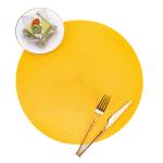 Waterproof Non Slip PVC Round Dining Table Place Mat for Dining Room Table