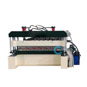 Wholesale Hydraulic Cutting Cold Roll Forming Machine In Steel Profile Tp25 Ibr Roofing Sheet from china suppliers