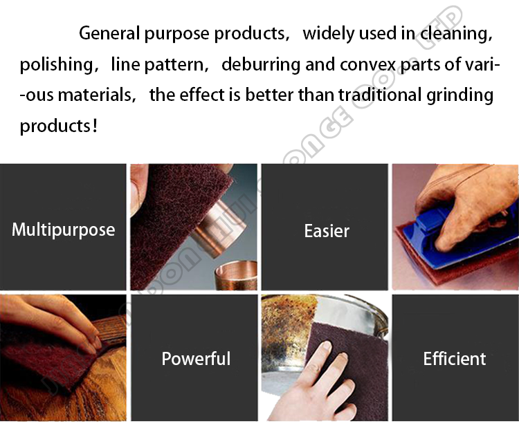 Kitchen Cleaning Purple Abrasive Scouring Pad 0.8cm Thickness Customizable