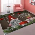 Cartoon Merry Christmas Patterns Living Room Floor Carpets