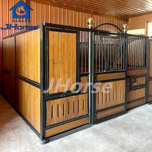 Wholesale 2.2m European Horse Stalls Swing Door Or Sliding Door Bamboo Fill In Wood Material from china suppliers