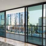 Energy Residential Sliding Door with 1.4mm Aluminum Wall Thickness and Thermal