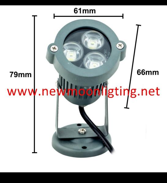 3w Waterproof Lamp for Aquarium Fish Tank,submersible Spotlight Landscape