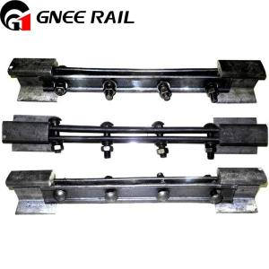 China UIC60 Rail Fishplate 4 Holes Bolt Holes for Fastening and Securing Steel Rails on sale