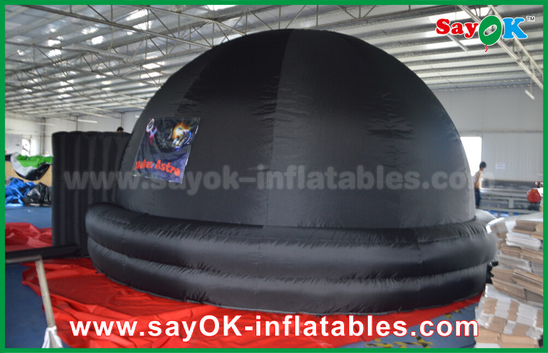 Customized Portable Inflatable Mobile Planetarium Dome Tent Safety With Print