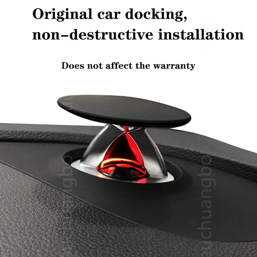 Ouchuangbo Rotating Treble Lamp Lift Tweeter speaker for Audi A4 A6 C7 A7 A8 Q5 Q8 Q7 Rotating Treble Lamp Lift Tweeter