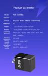 Short Circuit Protection 65W GaN Charger with QC4.0 PD and USB C Ports EU/US/UK