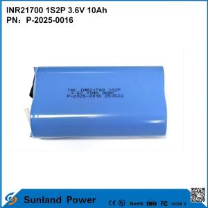 Wholesale INR21700 1S2P 3.6V 10Ah High-Rate Discharge, Suitable for High-Power Demand Devices! from china suppliers