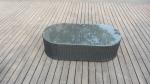 Waterproof Hotel Outdoor Rattan Sofa Set With Four Seat Couch