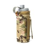 Sports Water Bottles Pouch Bag, Tactical Drawstring Molle Water Bottle Holder