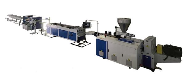 Co Extrusion Pvc Pipe Production Line Three Layer PVC Solid Wall 900 Kg/H High