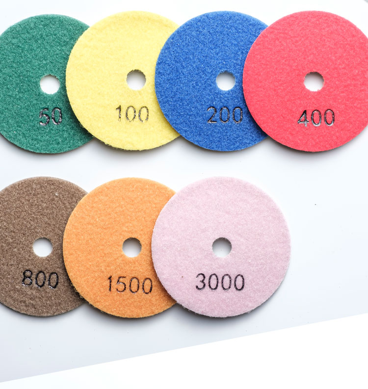 Different Grit 125cm Diamond Polishing Pad For Dry 50/100/200/400/500/800/1500/3000/buff
