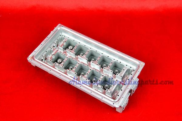 Sand Blasting Aluminium Die Castings Copper Pipe Heat Sink For Electrical