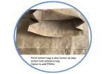 Biodegradable Multiwall Kraft Paper Bags 25kg 50kg Large Capacity Stable