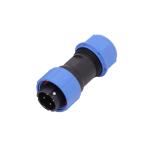 4 Pin SP17 Waterproof Power Connector WEIPU Male Cable Plug Circular In Line
