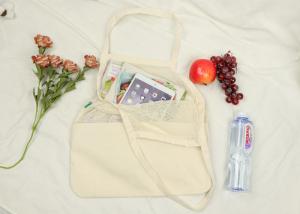 Wholesale Women Use Cotton Mesh Bag , Durable 40*45cm Cotton Net Bag With Sewn Label from china suppliers