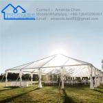 Aluminum Permanent Waterproof PVC Coated Transparent Marquee Wedding Party Tent