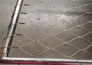 Wholesale Flexible Inox 316L Stainless Steel Rope Wire Mesh Rhombus Shaped from china suppliers