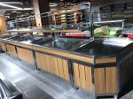 Metal Supermarket Vegetable Shelf Heavy Duty 4 Layers Display Rack
