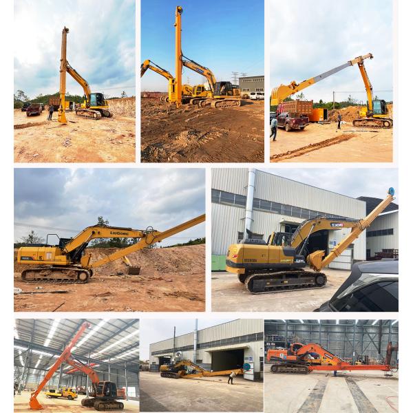 Heavy-Duty Design Two Section Telescopic Arm for Deep Digging