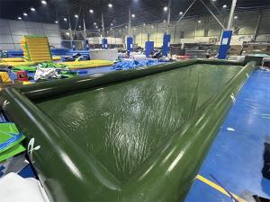 Wholesale Family Use Foldable Park Water Ball Game Green Inflatable Water Pool For Paddle Boat from china suppliers