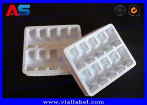 Wholesale 10 Vials 2ml White PET Plastic Blister Packaging from china suppliers