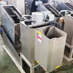Wastewater Treatment Plant Sludge Dewatering Screw Press Machine In Food