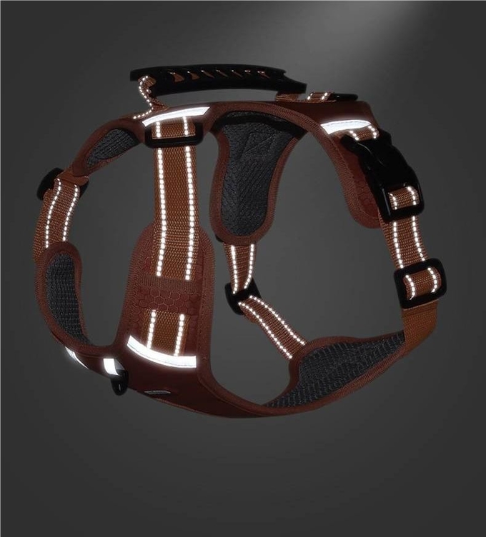 Lightweight Pet Oxford Cloth Harness Vest Reflective Strips For Pets