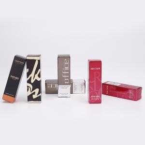 Wholesale CMYK Lipstick C1S Art Paper Cosmetic Packaging Boxes Eco Friendly from china suppliers