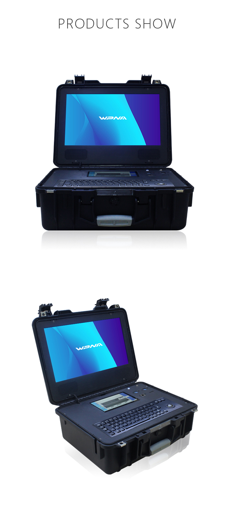15.6 Inch LED With 1366*768 Resolution Industrial Upward Portable Computer Aluminum Magnesium Alloy Chassis Rugged Notebook