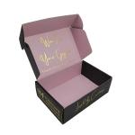 Custom Logo Cardboard Paper Shipping Box for Square Airplane Clothes Packaging