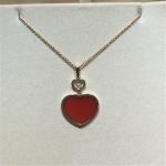 Chopard diamonds of love necklace 18kt gold with yellow gold or white gold