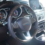 ODM Round Wood Steering Wheel Mercedes Benz W205 Leather