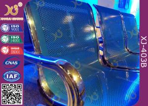 Wholesale Chrome Finished Metal Structure Waiting Area Chairs For Bank / Bus Station from china suppliers