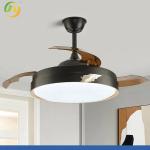 Nordic Invisible Fan Light Restaurant Living Room Home Bedroom Ceiling Fan