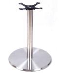 Commercial Stainless Steel Table Legs Chrome Dining Table Base Outdoor Bistro