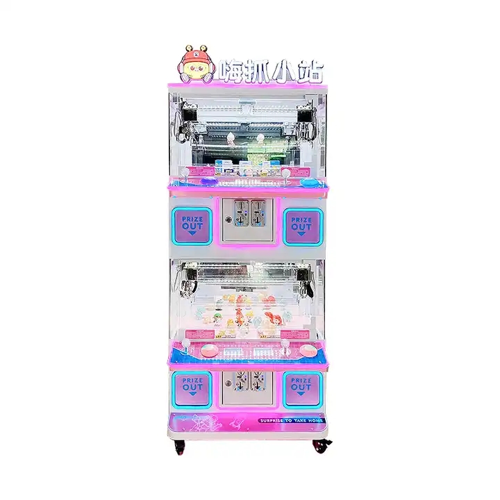 Metal Acrylic Plastic Toy Claw Machine for Arcade Game US PLUG from Plug Type