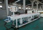 Siemens Motor Conical Twin Screw Pvc Pipe Production Machine , PVC Tube Making