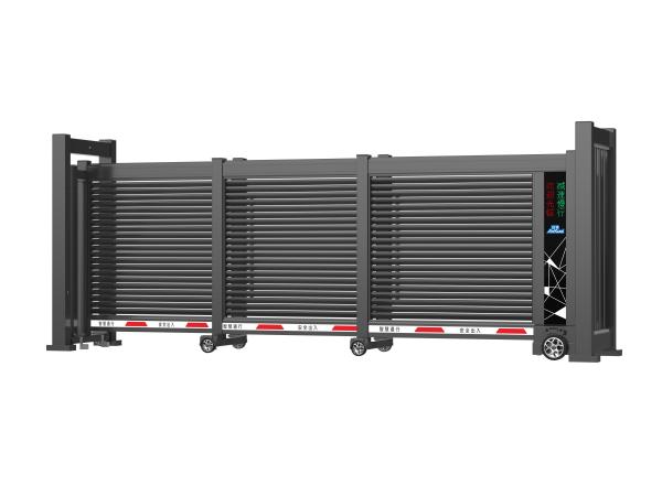 Automatic Industrial Telescopic Sliding Gate With DC24V Brushless Motor Max 25